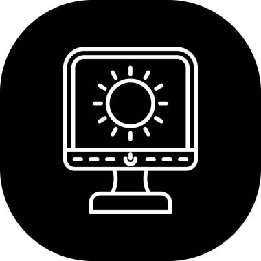 Web simgesi, vektör illüstrasyonu