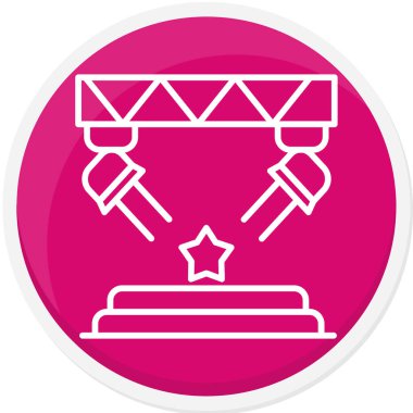 Modern simgenin vektör illüstrasyonu