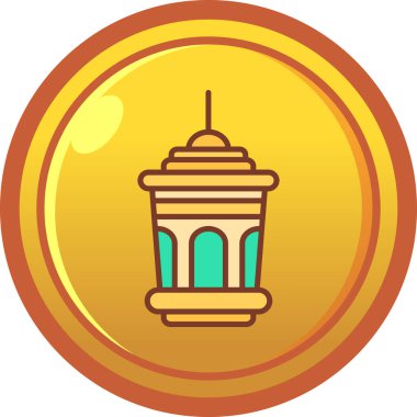 kahve simgesinin vektör modern illüstrasyonu