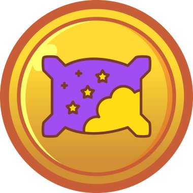 Bir yıldızın vektör illüstrasyonu