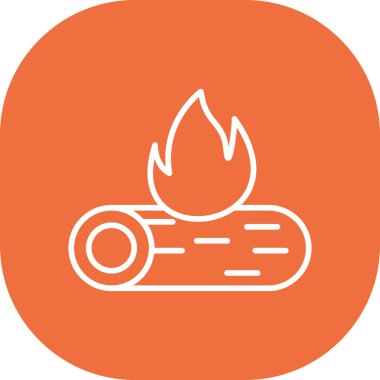 vektör ateş simgesi illüstrasyonu