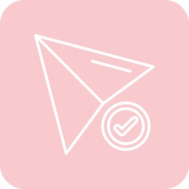 işaretleme işareti, işaretleme simgesi, vektör illüstrasyonunu kontrol et