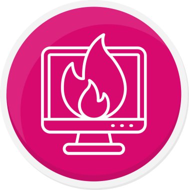 Simge vektör resimlemesini ateşle