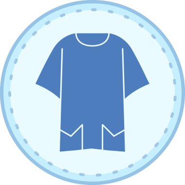 Gömlek. Web simgesi basit illüstrasyon