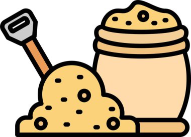 kova kürek kürek ikonu