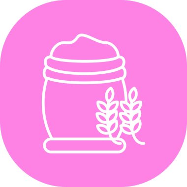 Kahve kavanozunun vektör simgesi