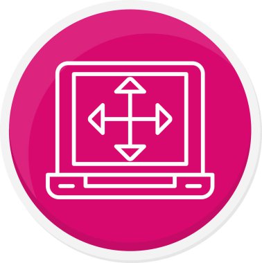 seo modern simgesinin vektör illüstrasyonu