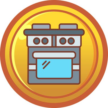 Modern simgenin vektör illüstrasyonu