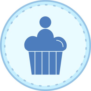 Tatlım. Web simgesi basit illüstrasyon