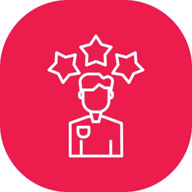 Yıldız simgesi vektör illüstrasyonu