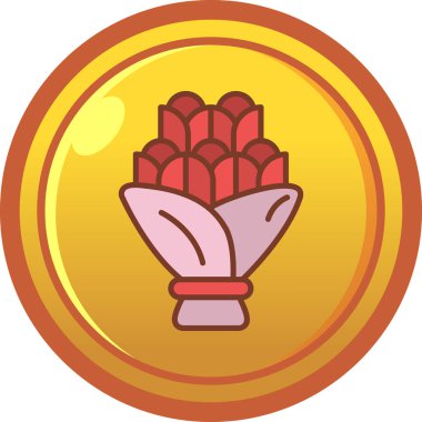 Vektör illüstrasyonu, simge ögesi arkaplanı