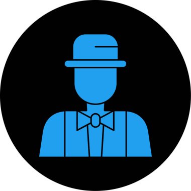 Kravatlı bir adamın vektör çizimi