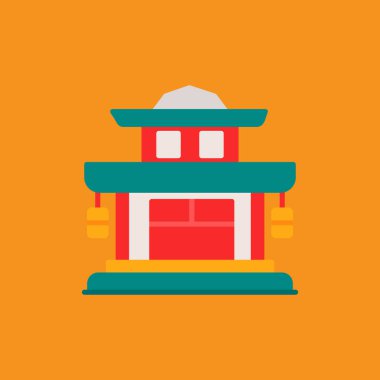 Çin 'de yeni yıl resmi inşa etmek. Uzun gölgeli, 10 Pound.