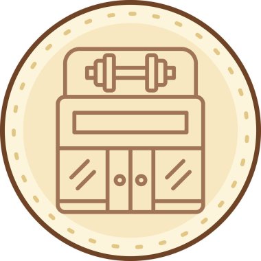 Ağırlık kaldırmak. Basit resimleme