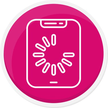 mobil simge vektör illüstrasyonu