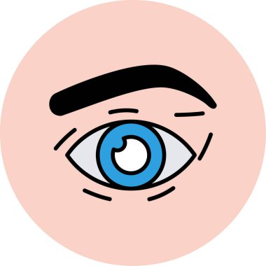 Göz simgesi. vektör illüstrasyonu