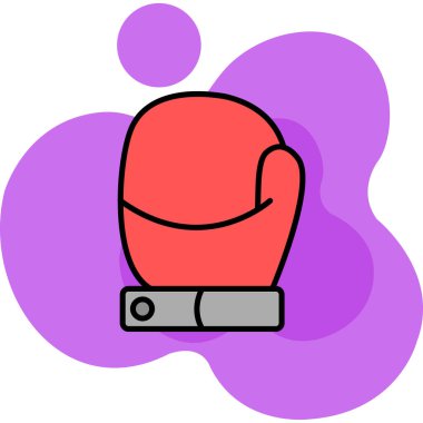 Bir lambanın karikatür simgesinin vektör çizimi