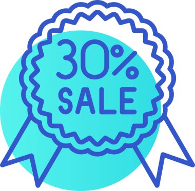 % 3 indirimli web etiket düğmesi