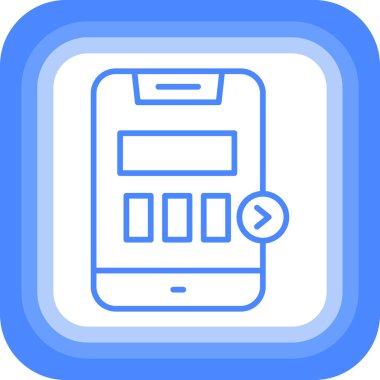 cep telefonu ikonu vektör illüstrasyonu