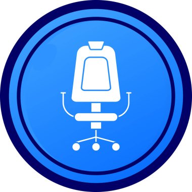 Sandalye simge, basit tarzı