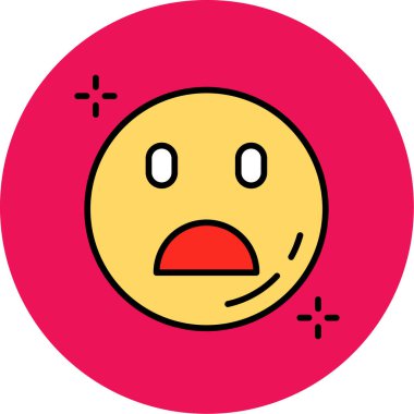 face emoticon, simge, vektör illüstrasyon tasarımı