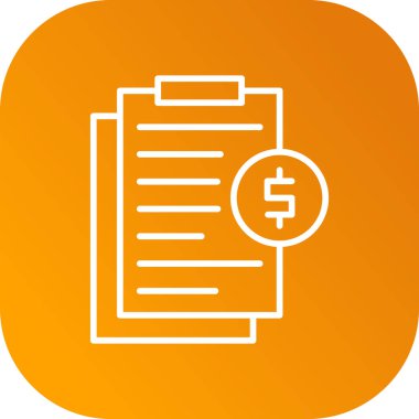 belge simgesi, vektör çizimi