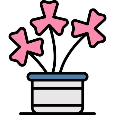 Pot simge vektör çizim