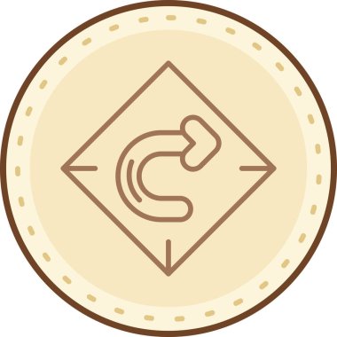 Sikke Simgesi vektör illüstrasyonu