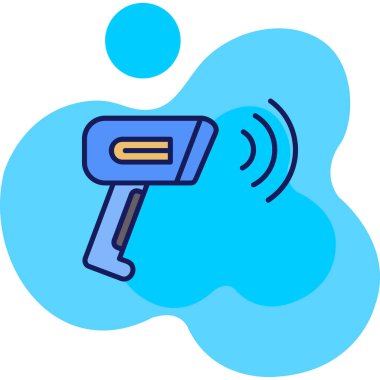 Kablosuz cihaz. Basit illüstrasyon