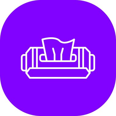 Kanepe. Web simgesi vektör illüstrasyonu