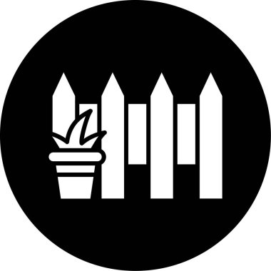 Siyah bir simgenin vektör illüstrasyonu