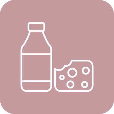 Gıda simgesinin vektör illüstrasyonu