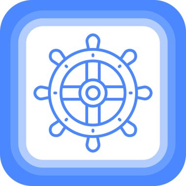 Bir gemi simgesinin vektör çizimi