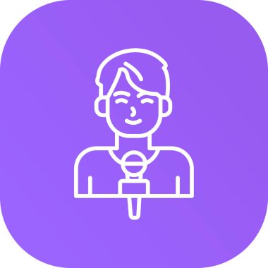 Akıllı telefonlu bir adamın vektör çizimi