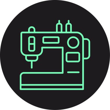 Bir benzin istasyonunun vektör illüstrasyonu