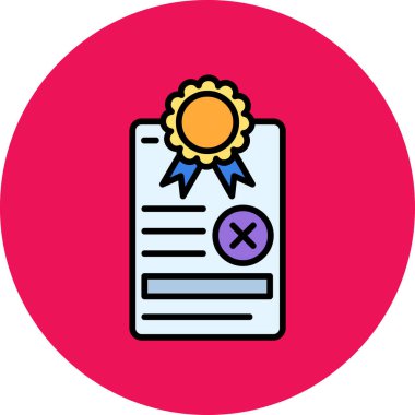 Rozet. Web simgesi basit illüstrasyon