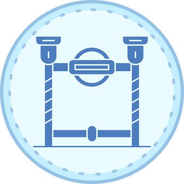 Modern b 'nin vektör illüstrasyonu eksik simgesi