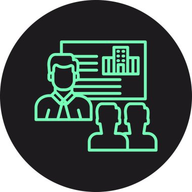 seo modern simgesinin vektör illüstrasyonu