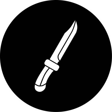 Bıçak. Web simgesi vektör illüstrasyonu