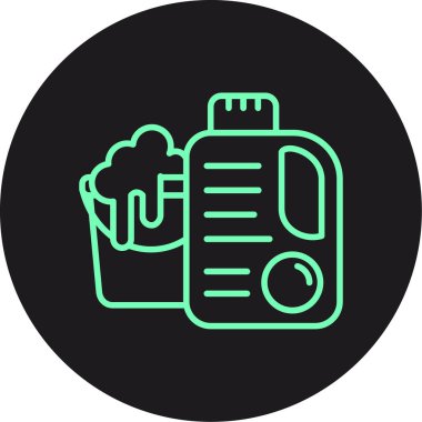 Benzin istasyonu simgesinin vektör illüstrasyonu