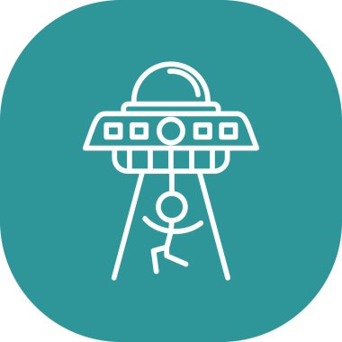 Tek bir izole edilmiş simgenin vektör illüstrasyonu