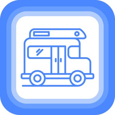 Kamyon. Web simgesi basit illüstrasyon