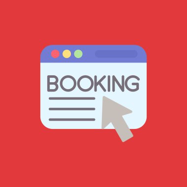 Rezervasyonlu web pankartı