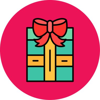 hediye kutusu vektör illüstrasyonu