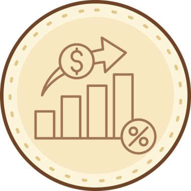 iş grafiği vektör simgesi