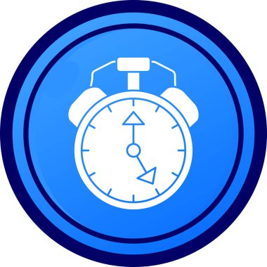 Saat simgesi vektör illüstrasyonu