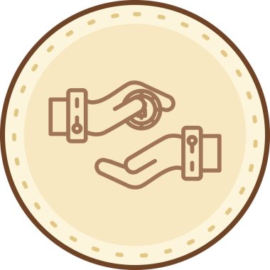 para simgesi vektör illüstrasyonu