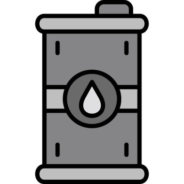 gaz tankı ikonu vektör illüstrasyonu