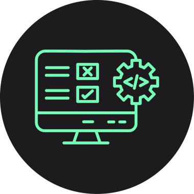 Vektör ayarı Simge illüstrasyonu