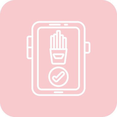 akıllı telefon simgesi, vektör çizim